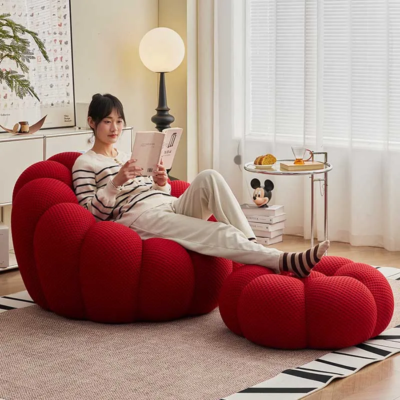 Minimalism Vintage Rocking Chair Lounge Nordic Recliner Luxury Rocking Chair Leisure Single Fauteuil Salo Living Room Furniture