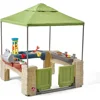 All Around Playtime Patio with Canopy Playset  Shaded Outdoor Playhouse for Kids with Realistic, Interactive Features Playhouses 1