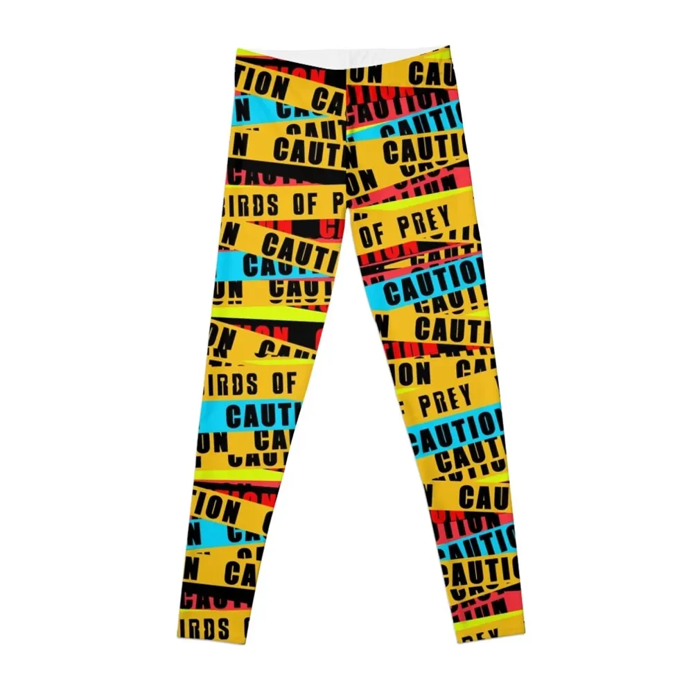 

Birds of Prey Caution Tape Leggings for physical Fitness woman Legging sexy woman Womens Leggings