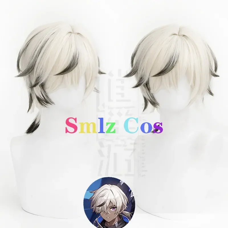 

Arlan Cosplay Wig Game Honkai Star Rail Cosplay Wigs Men Heat Resistant Synthetic Halloween Party Role Play Prop