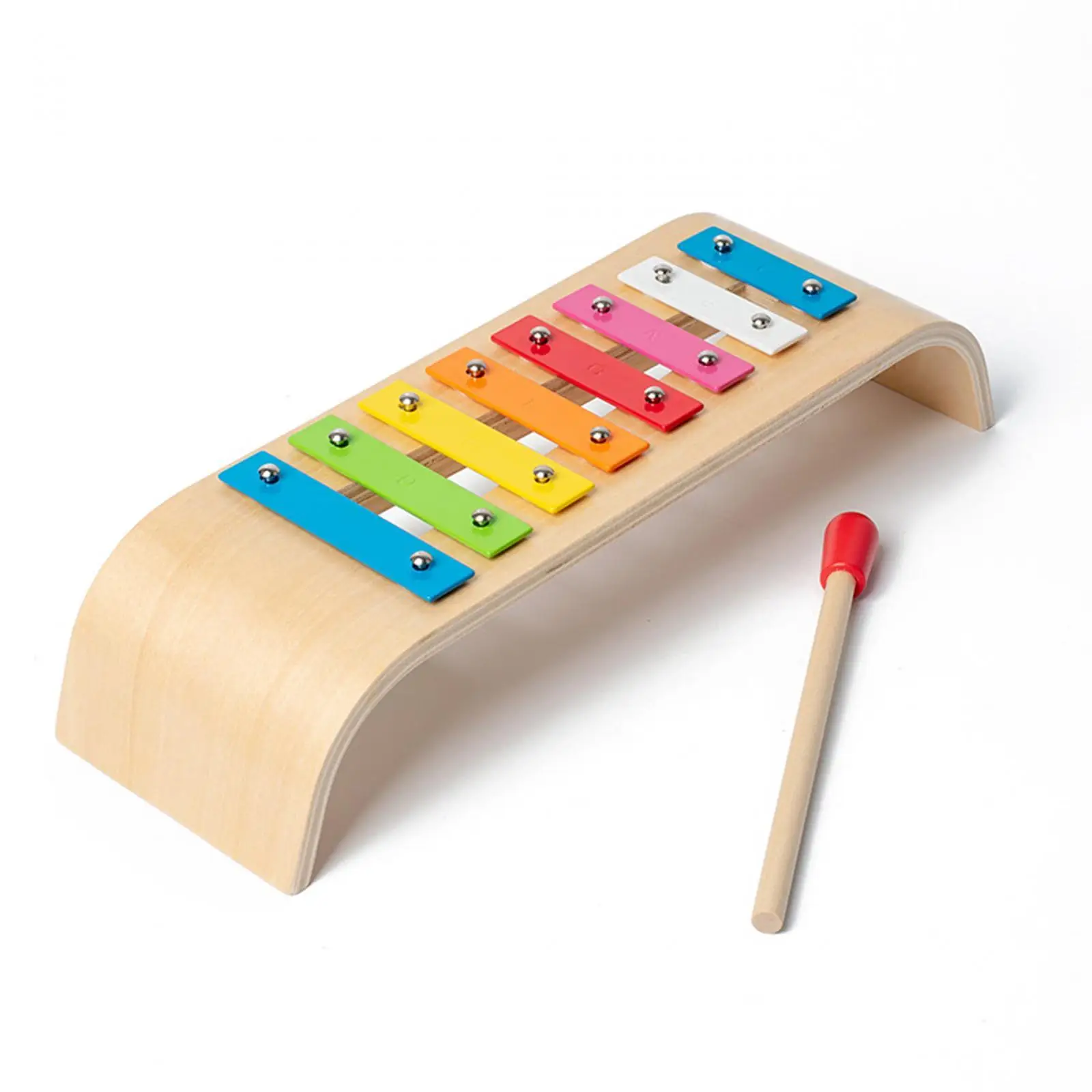 8 Scales Xylophone Professional Percussion Xylophone Musical Toy Music Instrument for Beginner Band Kids Players Birthday Gift