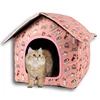 Cat House for Outdoor Waterproof Cats Dog Houses Villa Tent Collapsible Pet Shelter Foldable Pet House for Dog Home Pet Supplies 6