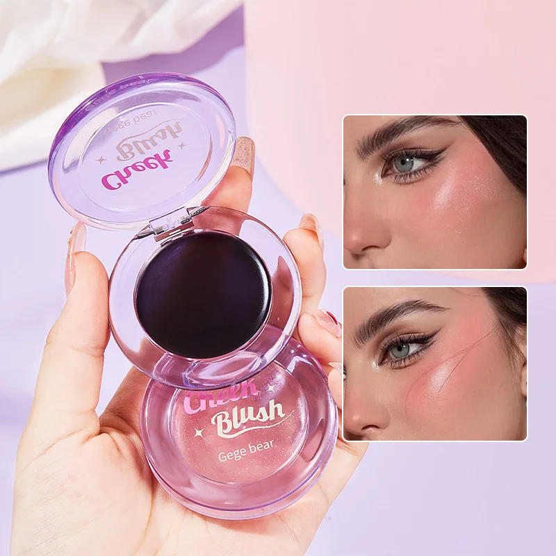Gogo Bear Transparent Crystal Blush Moisturizing Cream naturally enhances the color and creates a tender atmosphere 3