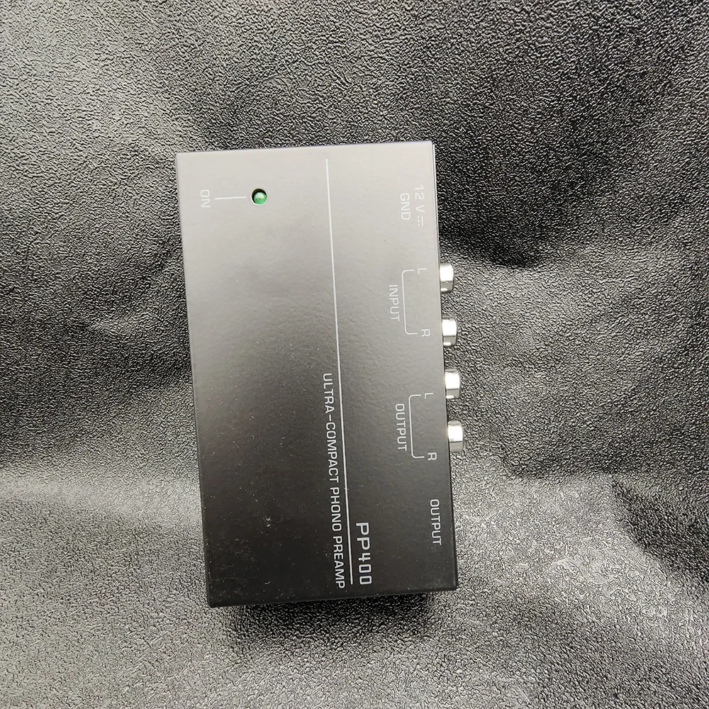 미니 PP400 EU US 플러그 앰프, 울트라 컴팩트 포노 프리앰프, 오디오 앰프 앰프, 2xRCA 입력, 2xRCA 1/4 인치 TRS 출력