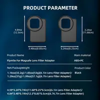 6.1/6.7 inch Camera Filter Magnetic Phone Filter Adapter Magnetic Suction Phone Filter Holder for iPhone 16 15 14 13 12 Pro Max - Image 5