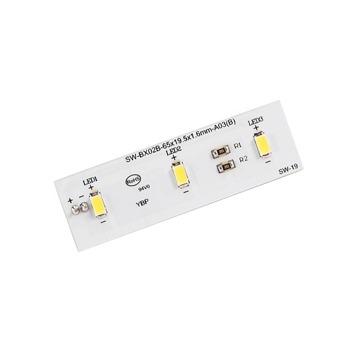 

2PCS SW-BX02B Refrigerator Replacement LED Light Board ZBE2350HCA Light Bar SW-BX02B