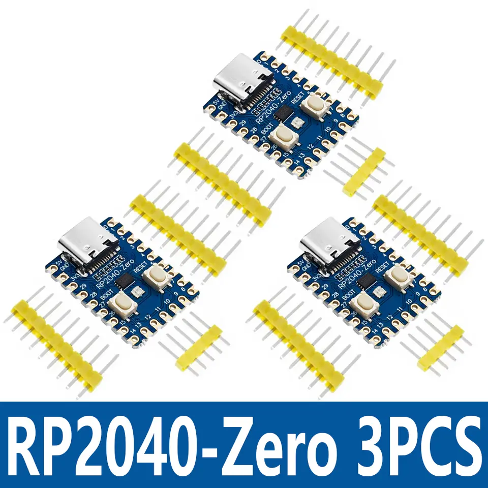 1~3PCS RP2040-Zero For Raspberry Pi Microcontroller PICO Development Board Module with Dual-Core Cortex M0+ Processor 2MB Flash image 7
