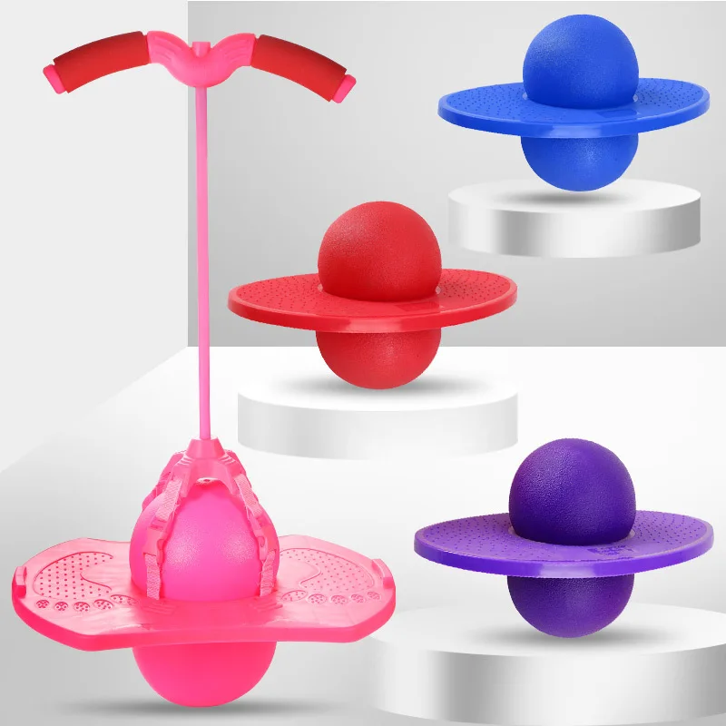

Adult Jumping Ball Bouncing Ball Bouncing Ball Fitness Ball Children's Toy Sports Ball Jumping Springboard Vitality Dance Bar