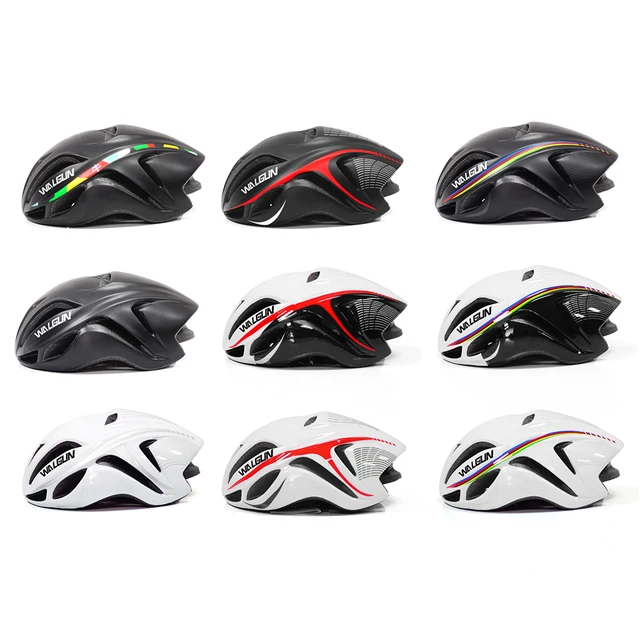 Capacete ciclistico aerodinâmico para corridas de alta velocidade