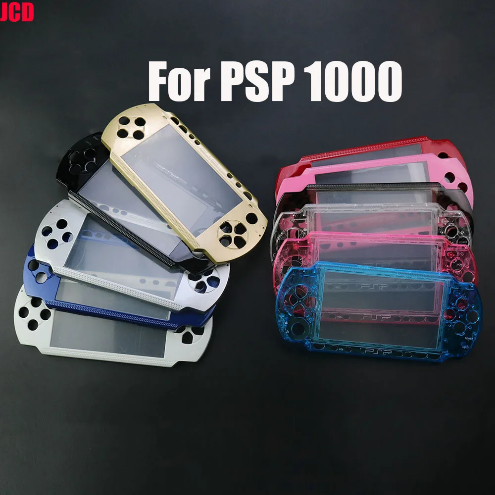 JCD 투명 보호대 전면 케이스, PSP 1000 PSP1000 게임 콘솔 페이스 플레이트 케이스, 컬러 케이스, 신제품, 1 개