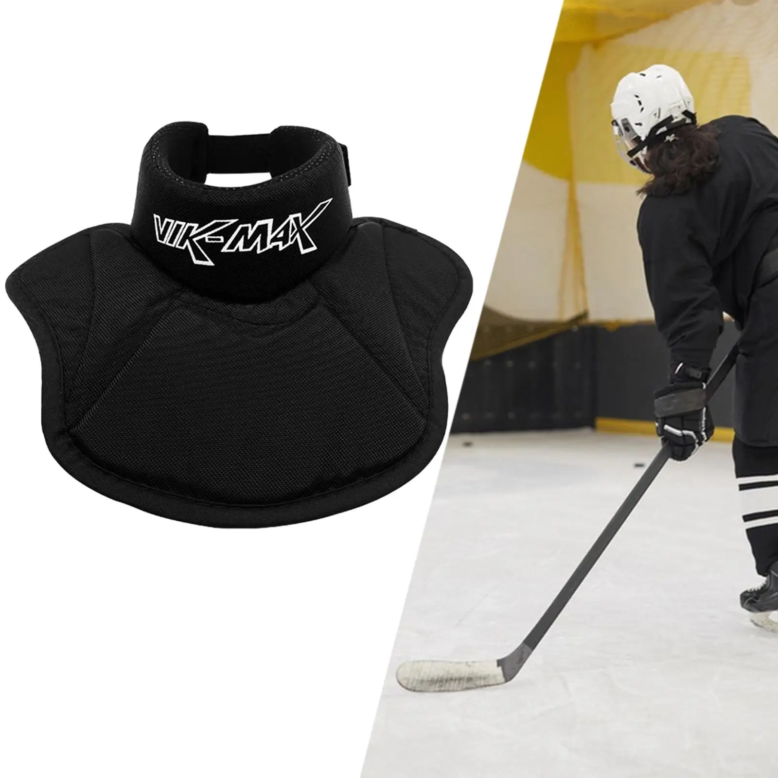 

Hockey Neck Guard Cut Resistant Collar Protection Breathable Durable Throat Protector for Teens Men Women Unisex Sports Ringette