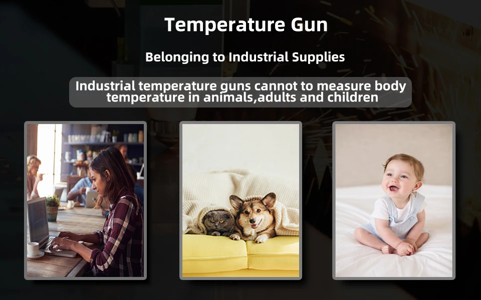 Infrared Thermometer H2/H3 -50~530/1400C Professional Digital IR-LCD Temperature