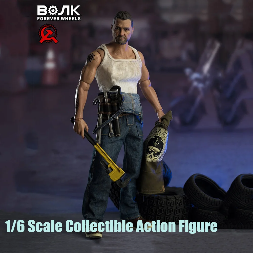 

WORLDBOX AT031 1/6 Scale Collectible Figure Repair Motor Mechanic Strong Tattoo Boss12'' Man Action Figure Model For Fans Gift