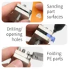 DSPIAE AT-MV Precision Mini Vise Essential Paint Tool Set for Crafts Stainless Steel Precision Model Building Tools DIY hobby 4