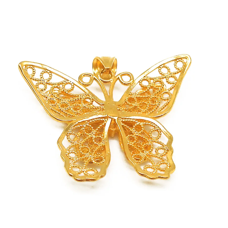 24K Yellow Gold Filled Butterfly Necklace – Regal Collective