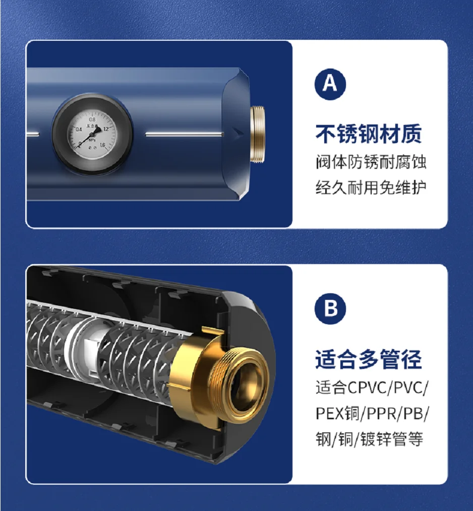 Hard Water Treatment SAAS IPSE Salt-Free Non-Magnetic System For Protect Plumbing Fixtures And Appliances Water Heater 5