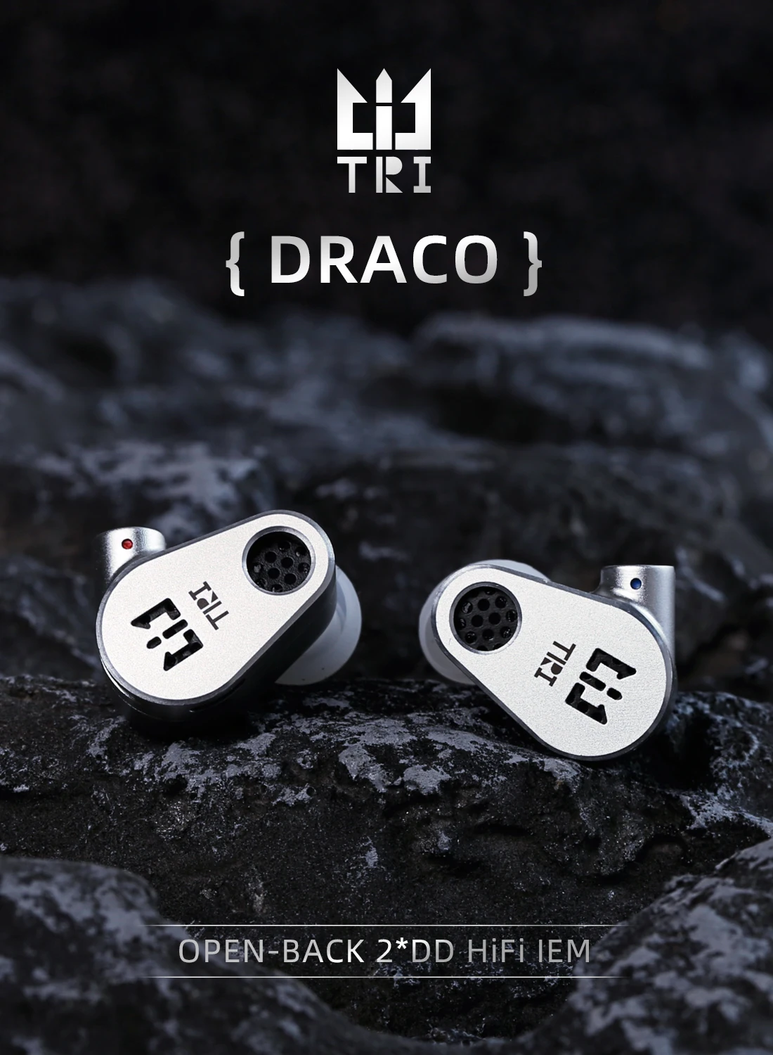 TRI Draco 2DD 有線イヤホン TRI DRACO（トライ ドラコ）は精巧なミニチュア感のある2DDのA1