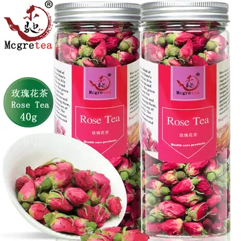 Mcgretea 40g 2021 herbata kwiatowa 40g herbata z róży suszone róże Pingyin róże jadalna róża herbata kwiatowa świeże naturalne pąki luzem tanie i dobre opinie CN (pochodzenie)