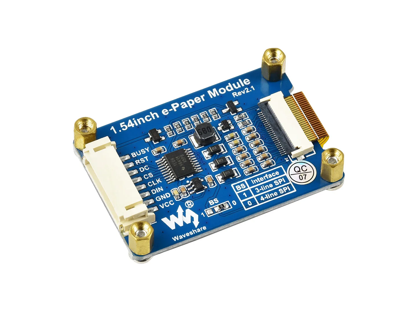 5pcs Waveshare 1.54inch E ũ ÷   /Jetson /Arduino/STM32, SPI Interface200x200