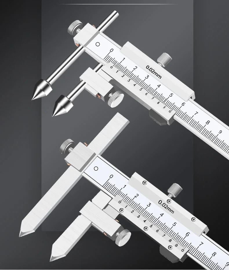 Description Picture 2 of itemPremium Center Distance Vernier Caliper, Hole Distance Caliper, Edge Center Distance Caliper, Offset Centerline Vernier Caliper