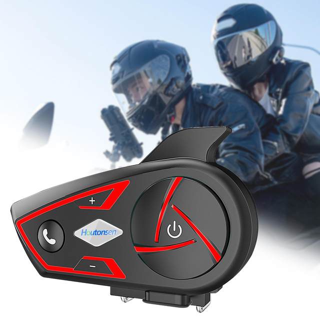 Motorcycle Helmet Headset Cycling Accessories Noise Cancellation for Full Face Helmet Motorbike Intercom Communication System