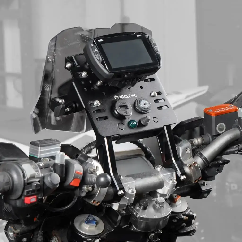NICECNC Für Honda XR650L XR 650L 1993-2024 CR125R CR250R CRF250R CRF450R CRF450X CRF450RX GPS Halterung Mini verkleidung Kit – Detail 11