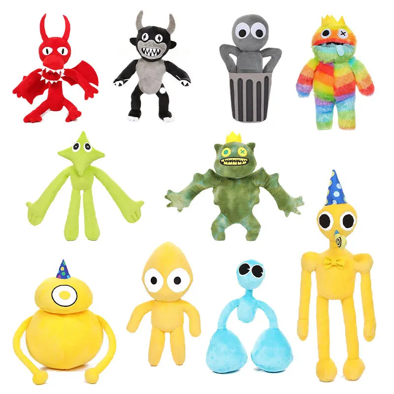 Portas Roblox Macio Pelúcia Arco-Íris Amigos Brinquedo Terror Jogo  Personagem Boneco De Monstro Presente Para Crianças