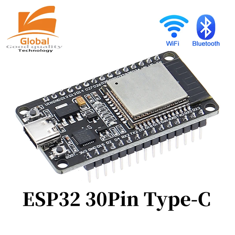 รูปสินค้า บอร์ดพัฒนา ESP32 30/38 พิน WiFi+Bluetooth สำหรับโปรเจกต์ IoT
