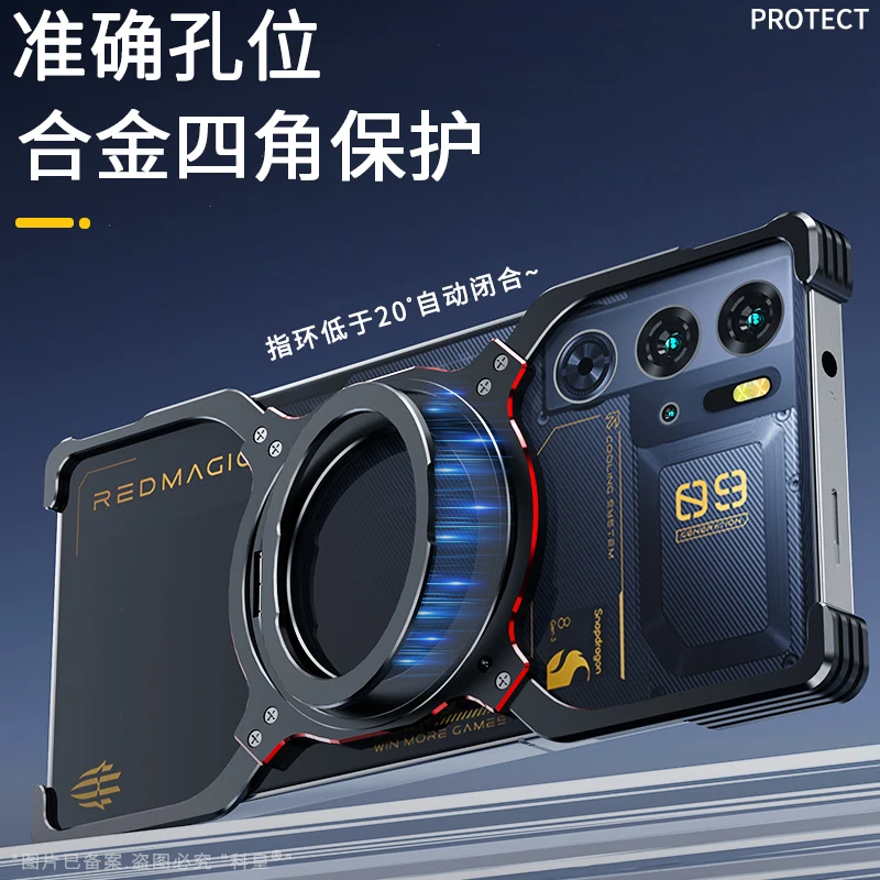 Enhanced Metal 360° Rotating Bracket Case with Wireless Charging Capability