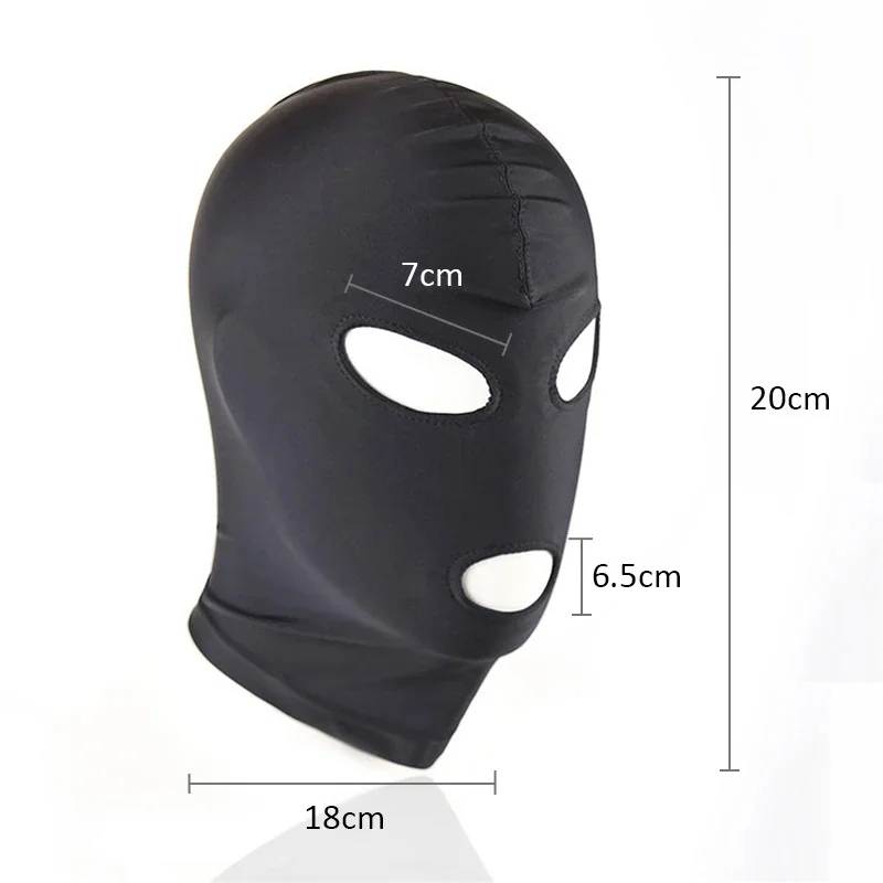 Fetish Harness Head Hood BDSM Slave Game Bondage Restraint Face Mask Erotic Sex Toys Role Play For Couples SM Mask Adults Games sex toys erotic sex toy sex party toys sex bondage toys