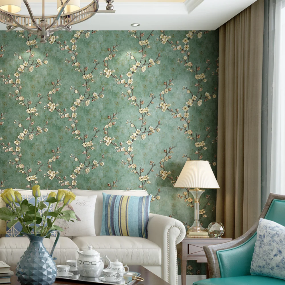 papel de parede floral auto adesivo quarto garota 01