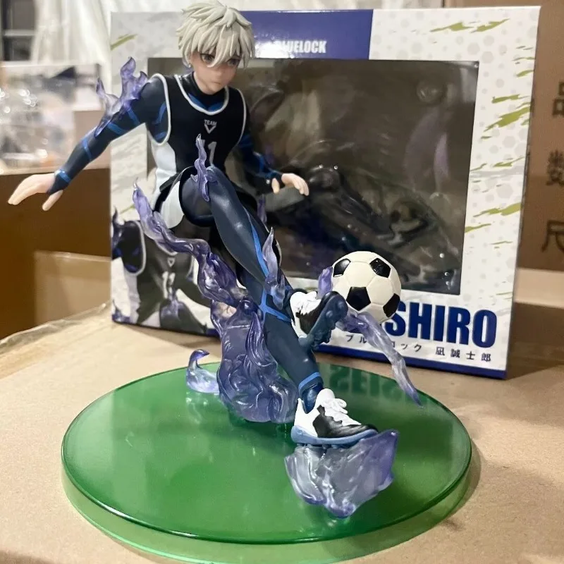 

Новый синий замок Nagi Seishiro, фигурка, украшения для футбольной сцены, настольные украшения, детские подарки