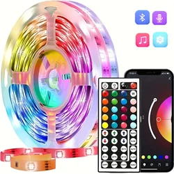 USB LED Strip Light APP Control Color Changing DC5V 5050 RGB Led Light Flexible Lamp Tape for Room Decoration TV Backlight Diode