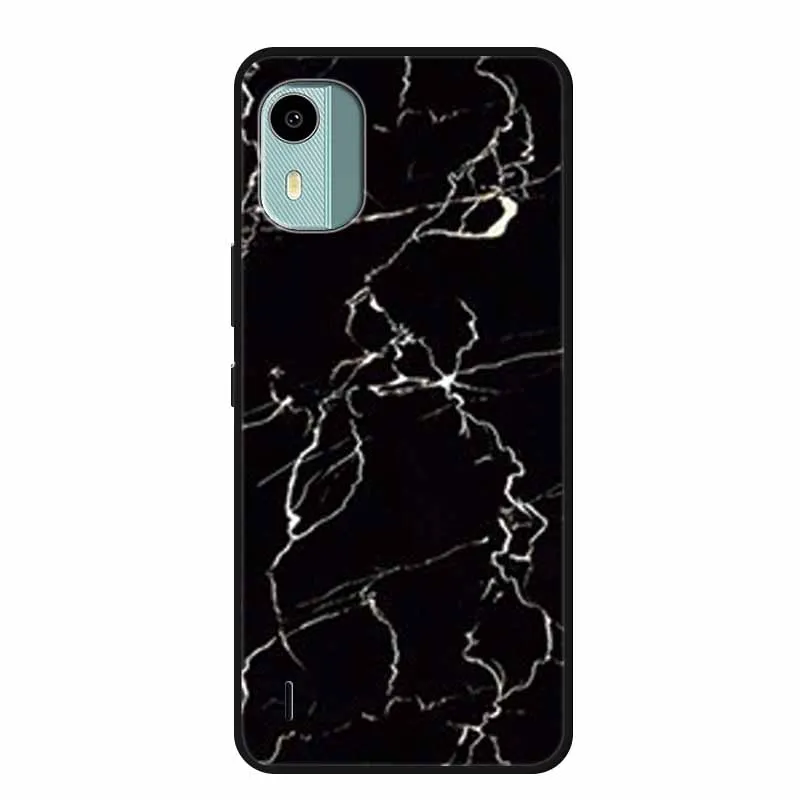 Marble Soft Silicone TPU Phone Back Cover Case - Stylish Protective Bumper