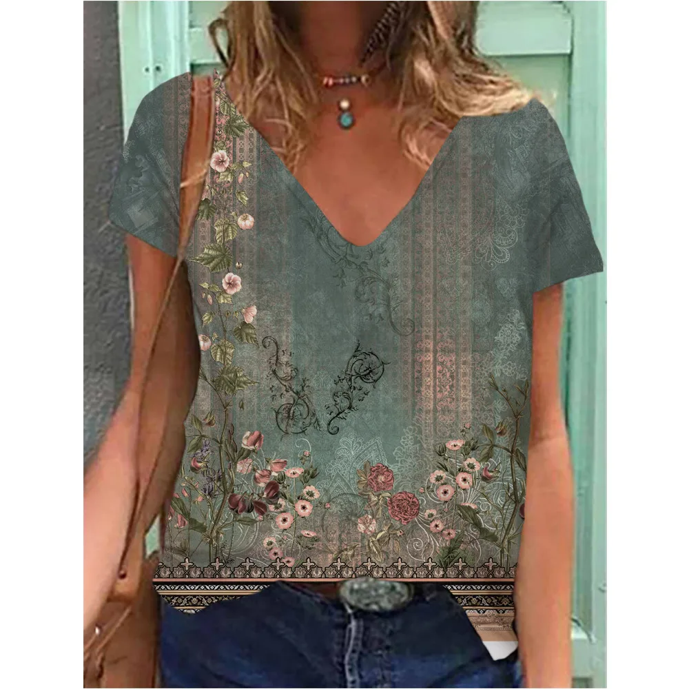 Floerns Camiseta De Manga Corta Con Cuello Redondo Y Hombros Caídos Para Hombre, Negro Y Azul, Pequeña