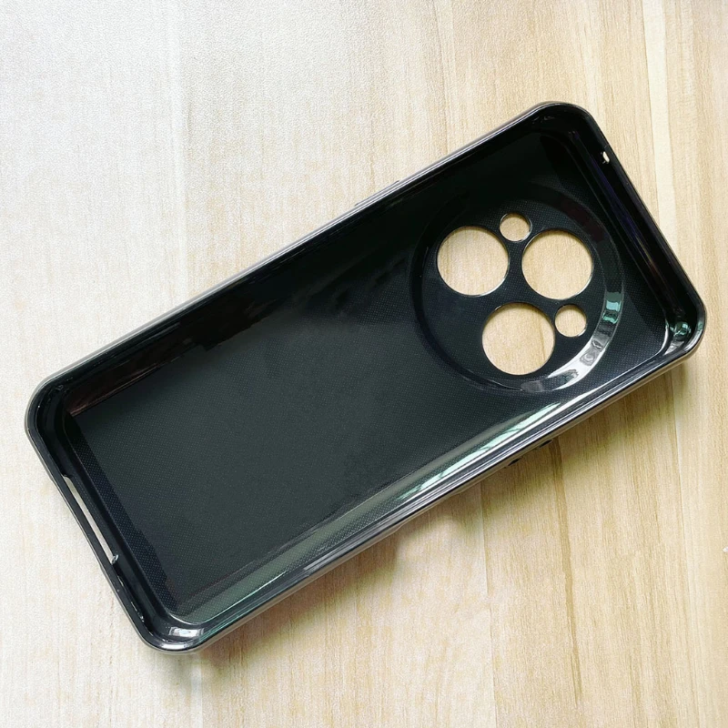 Soft TPU Black Transparent Phone Case Protective Cover Shell