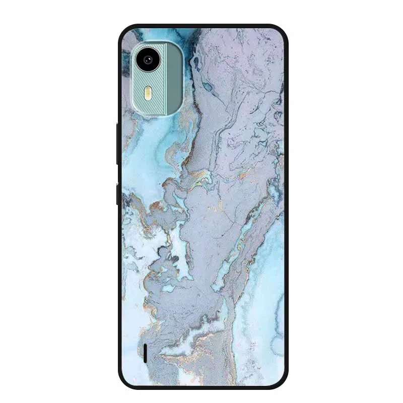 Marble Soft Silicone TPU Phone Back Cover Case - Stylish Protective Bumper