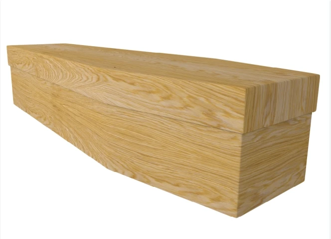 at Low Price Cardboard Casket Premium Cardboard Coffin for Adult Funeral Burial or Cremation