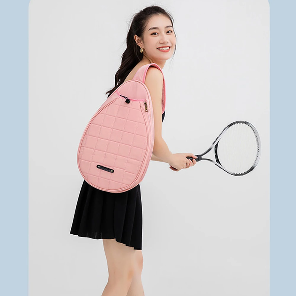 Unisex Rucksack Tennistasche Badminton-Handtasche Outdoor Einzelschulter-Tragetasche Sport-Tennisschlägertasche – Detail 8