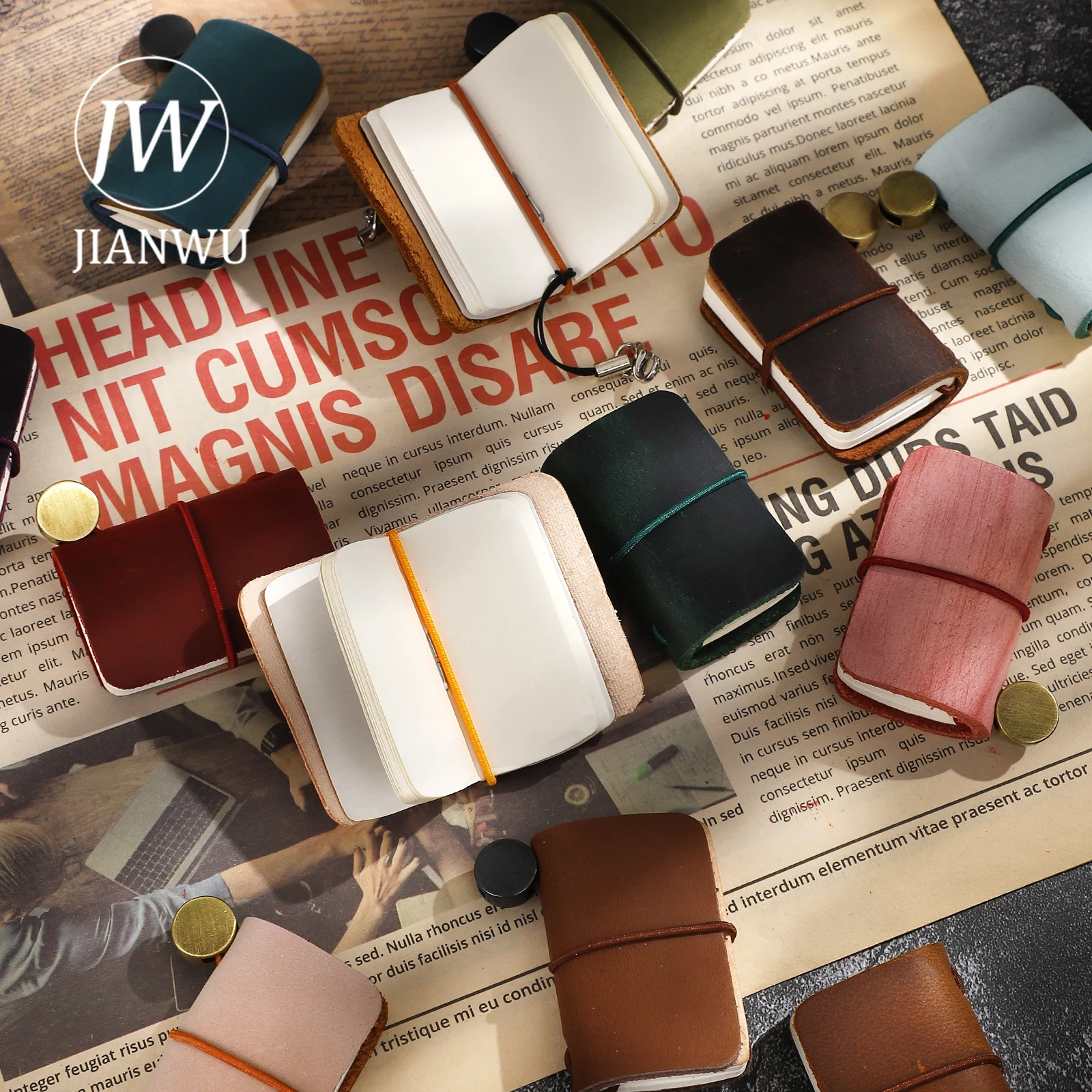 JIANWU 32sheets Ultra-small Mini Handbook Notebook Cute Replaceable Loose-leaf Tether Hand Account Notepad Pad Kawaii Stationery leather notebook student notebook bullet journal notebook budget binder notebook