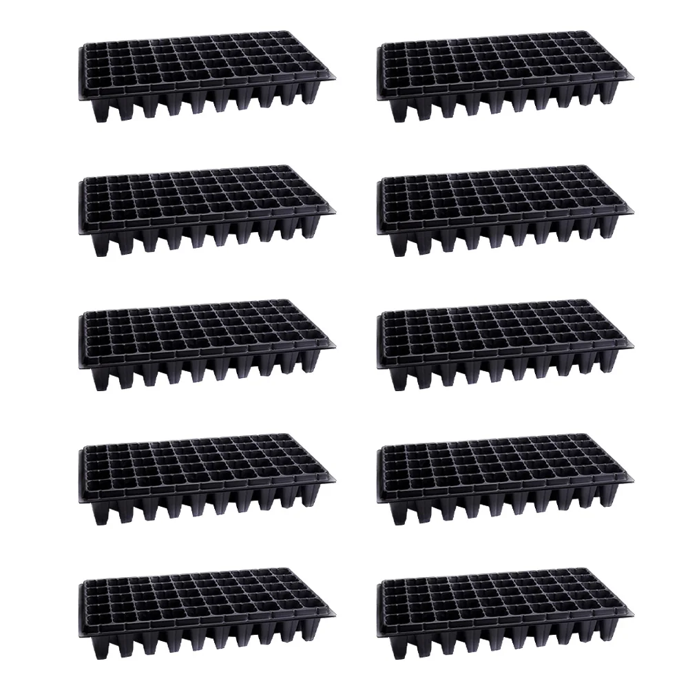 

10 Pcs Vegetable Plants 50 Hole Tray Germination Starter Planter Hydroponics Garden