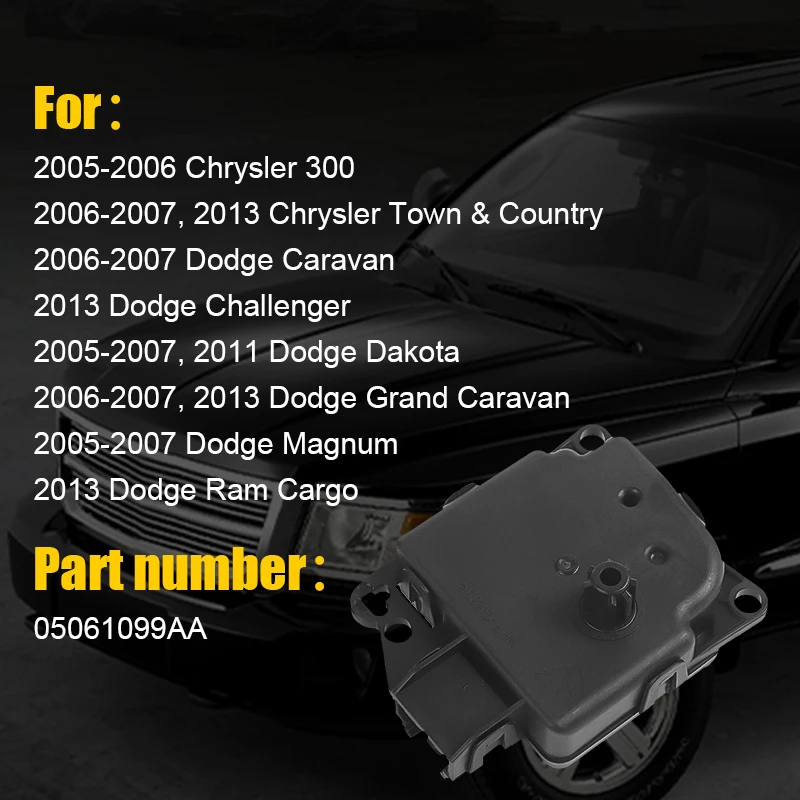 05061099AA A/C 히터 블렌드 도어 액추에이터 크라이슬러 300 2005-2007..