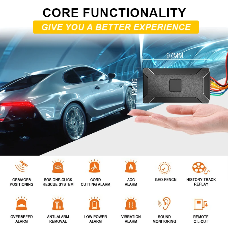 4G GPS TRACKER VEHICLE SOS ALARM CAR GPS TRACKER VOICE MONITOR alarma para automovil DYEGOO GT06N