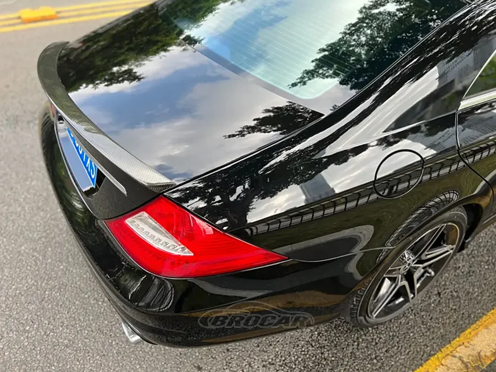CLS350/CLS63 CLS550 カーボンリアスポイラー ◇メルセデス・ベンツ C257 CLSクーペ用 63AMGタイプ カーボン