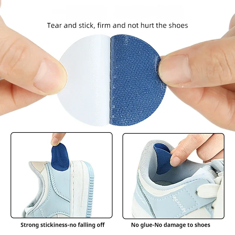 6pcs/1pack Sports Shoe Patches Shoes Damaged Side Edges Inner lining Sticker Shoe Heel Wear Repair Patch Foot Care products