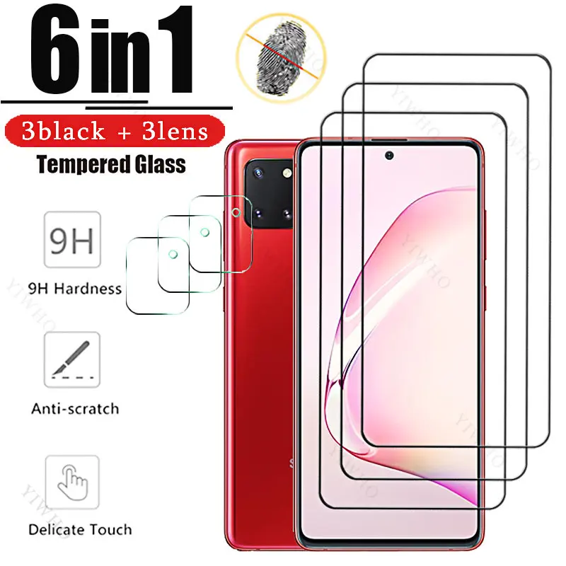 Per Samsung Galaxy Note10 Lite Plus + 5G Hd Vetro Temperato Per Sumsung Note 10 Lite 10 + 10 5G Protezione Dello Schermo Cmaera Lens Safety