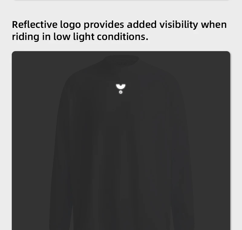 YKYWBIKE Herren-Radtrikot, langärmelig, Outdoor-Sport, lässig, schnell trocknend, Rennrad, DuPont Sorona, Fahrradbekleidung – Detail 9