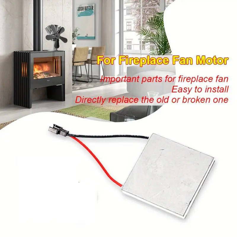 1PC Fireplace Fan Generator Chip Machinery Electric Power Motor Barbecue Oven Thermoelectric Generator Chip General Accessories