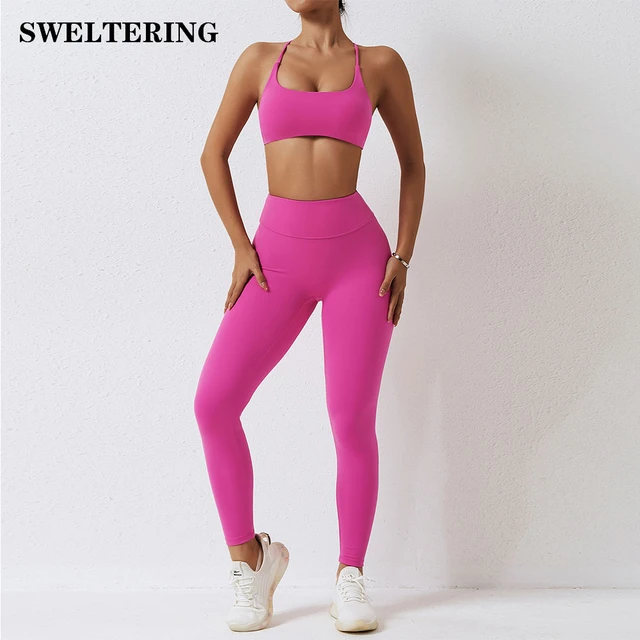 Conjunto de Yoga para mujer, chándal para gimnasio, ropa deportiva