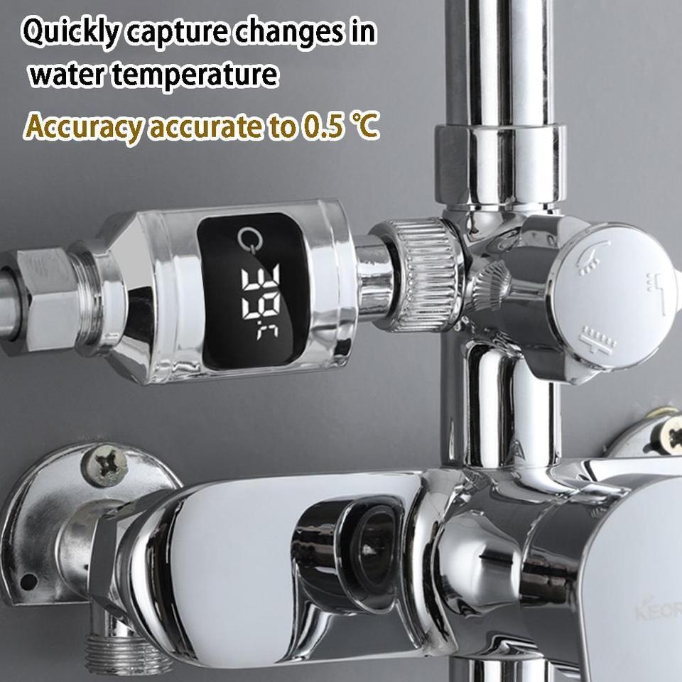 1PC LED Digital Shower Temperature Display Water Thermometer Realtime Monitor Faucet Baby Care Smart Meter Bathroom Accessories